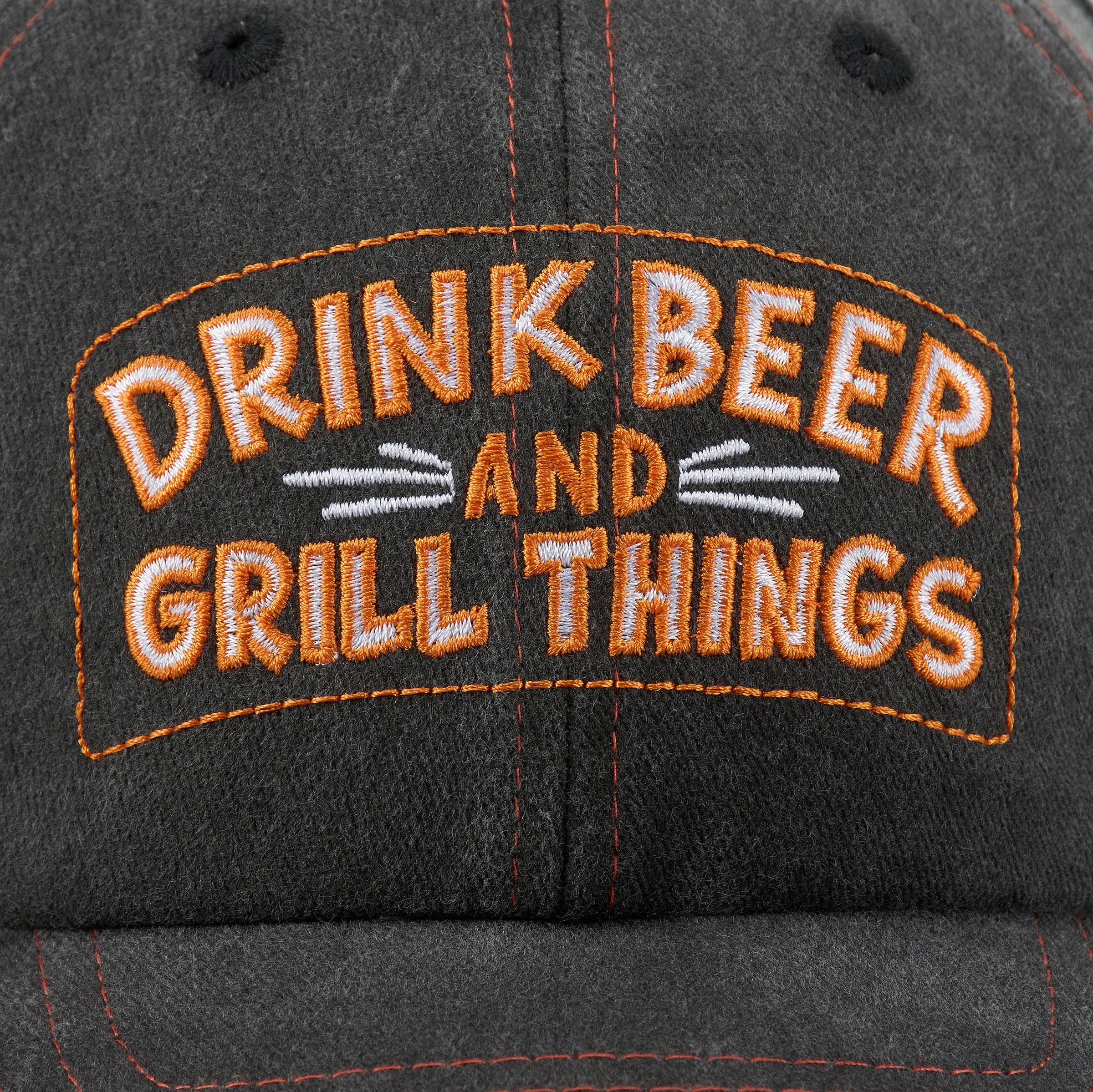 DRINK BEER AND GRILL THINGS HAT
