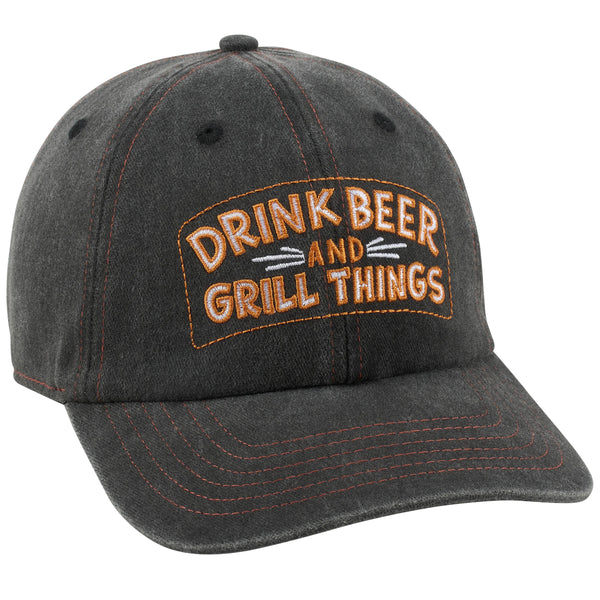 DRINK BEER AND GRILL THINGS HAT