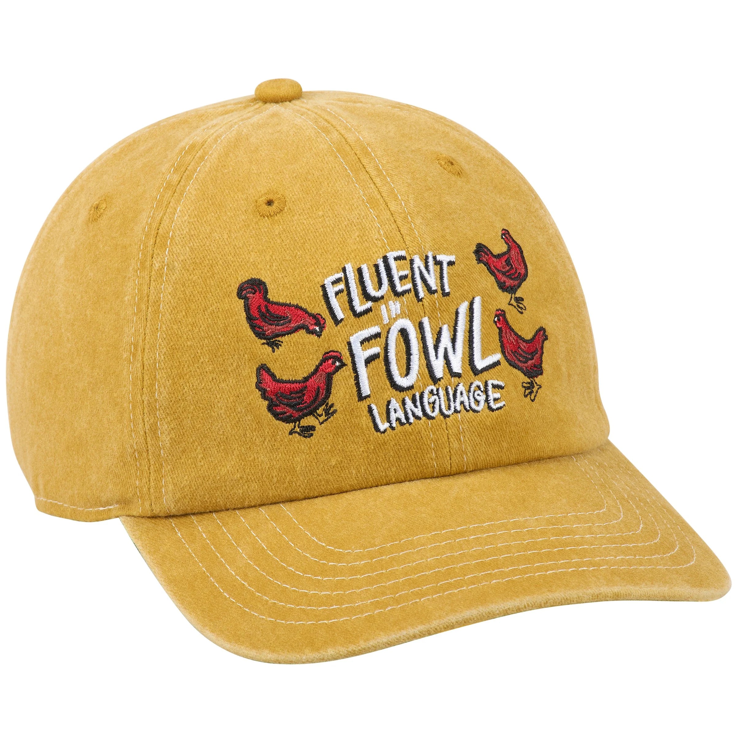 FLUENT FOWL LANGUAGE BASEBALL CAP