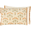 ORANGE FOLK FLORAL PILLOW