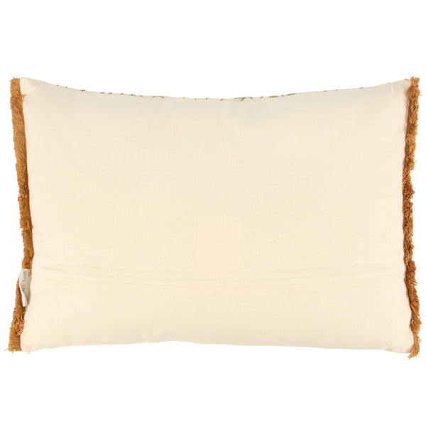 ORANGE FOLK FLORAL PILLOW