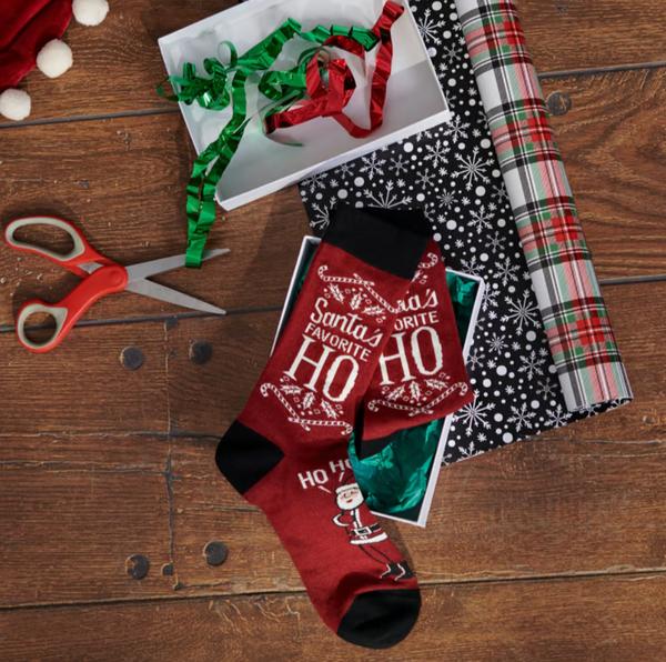 SANTA'S FAVORITE HO SOCKS