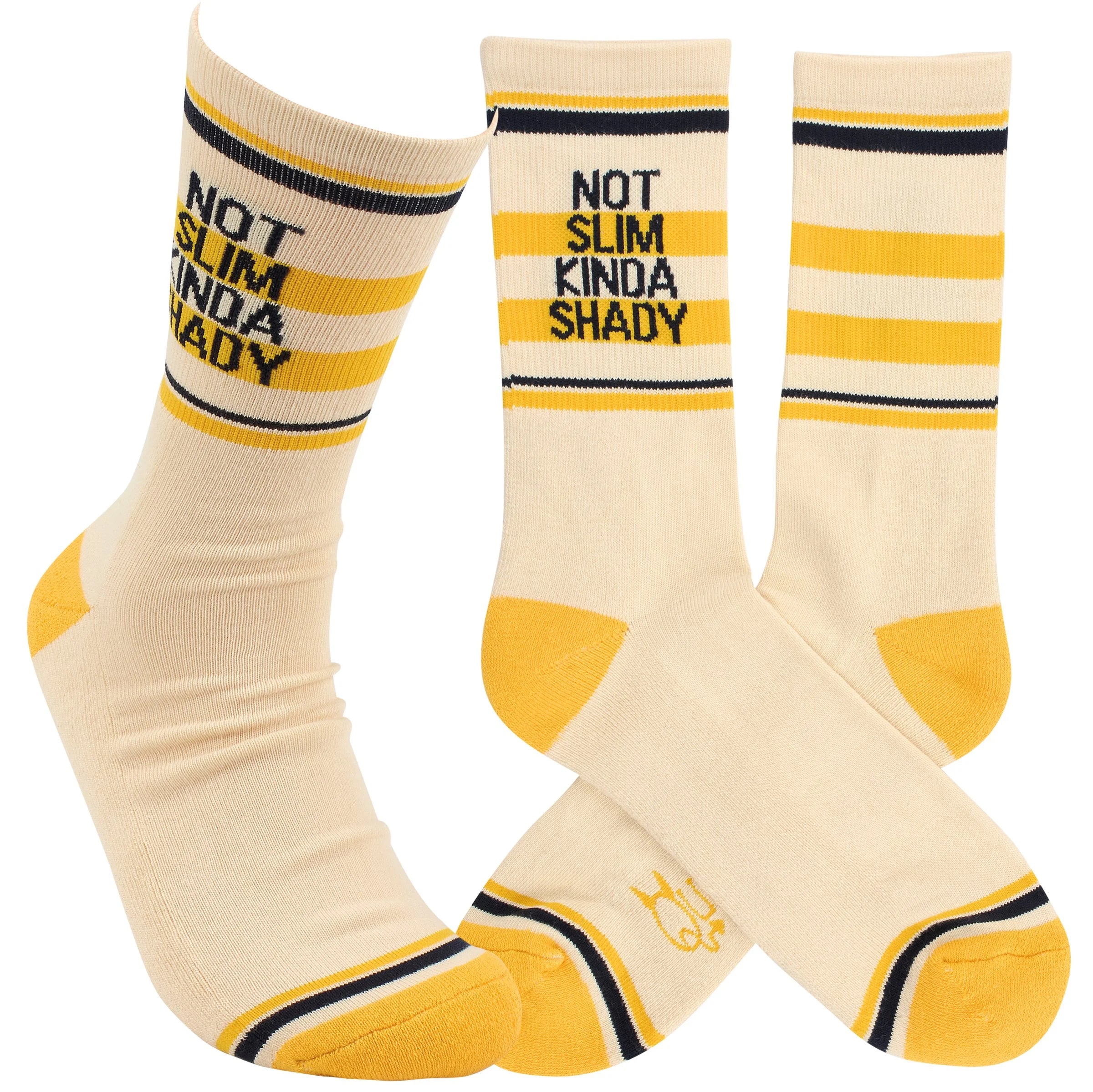 NOT SLIM KINDA SHADY SOCKS