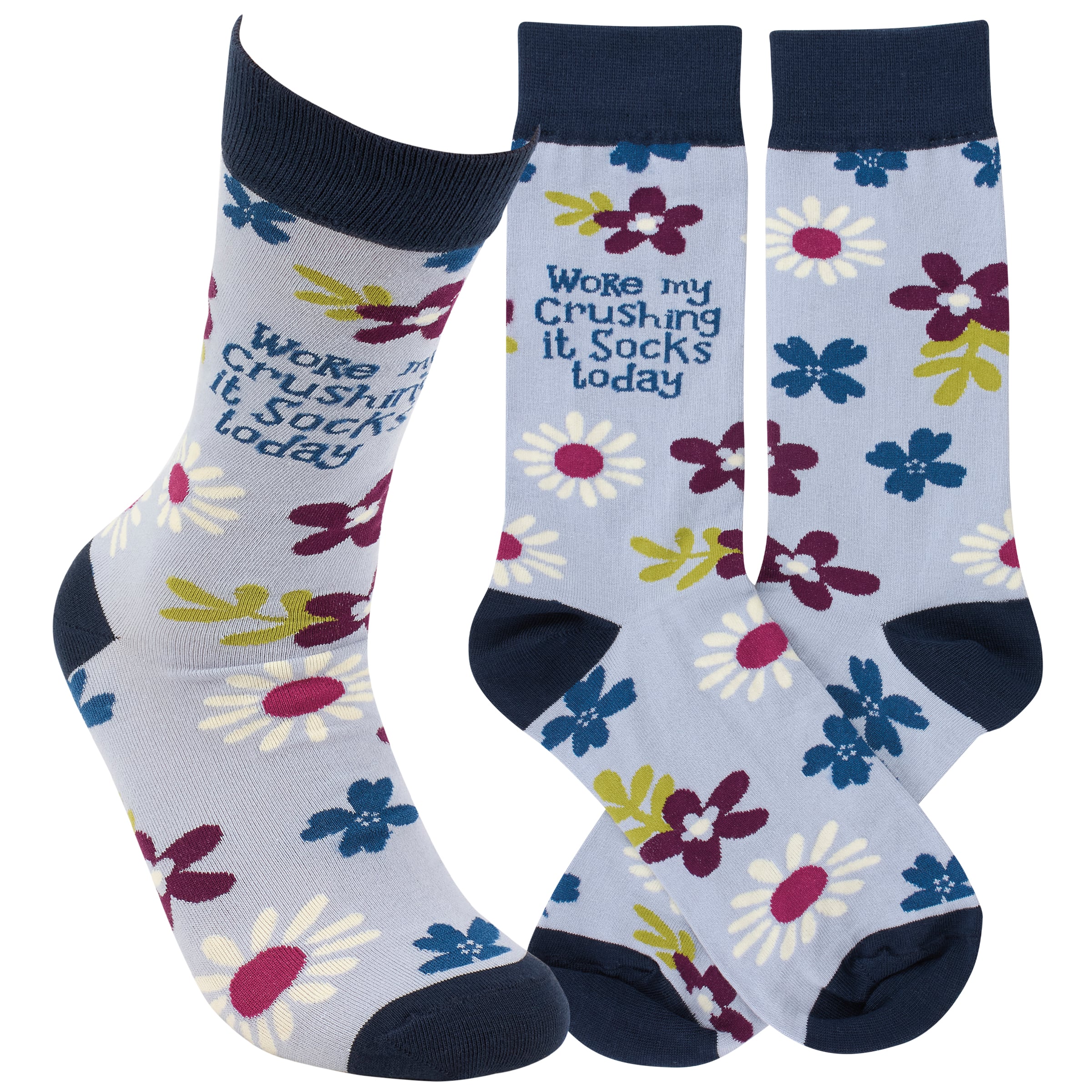 WORE MY CRUSHING IT SOCKS