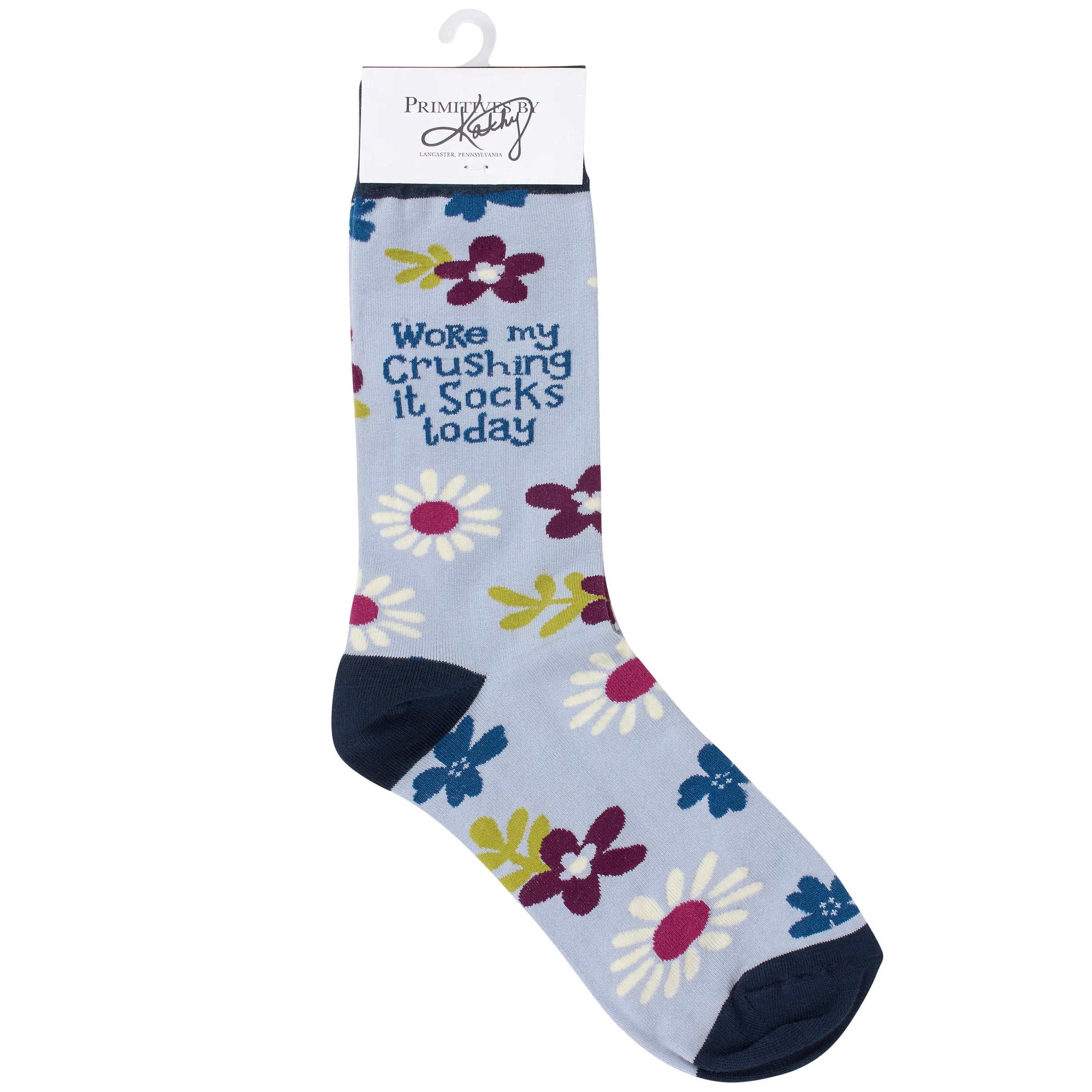 WORE MY CRUSHING IT SOCKS