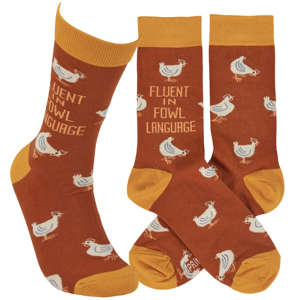 FOWL LANGUAGE SOCKS
