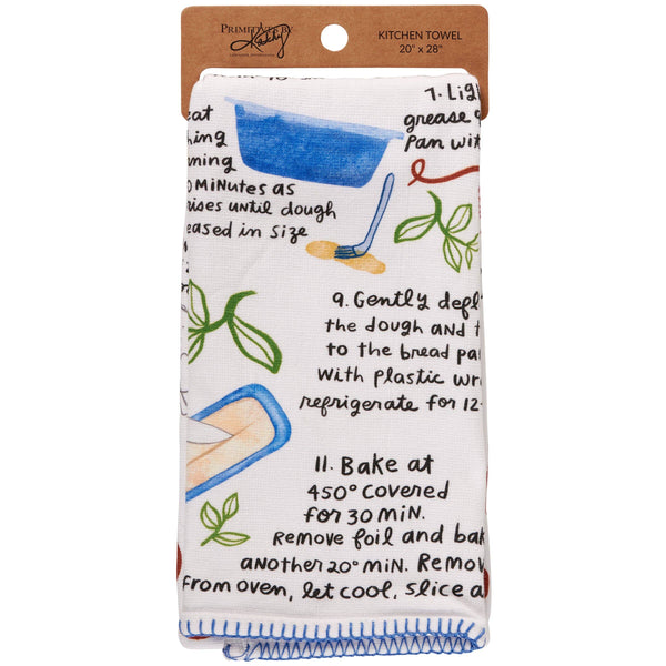 SOURDOUGH BREAD RECIPE KITCHEN TOWEL