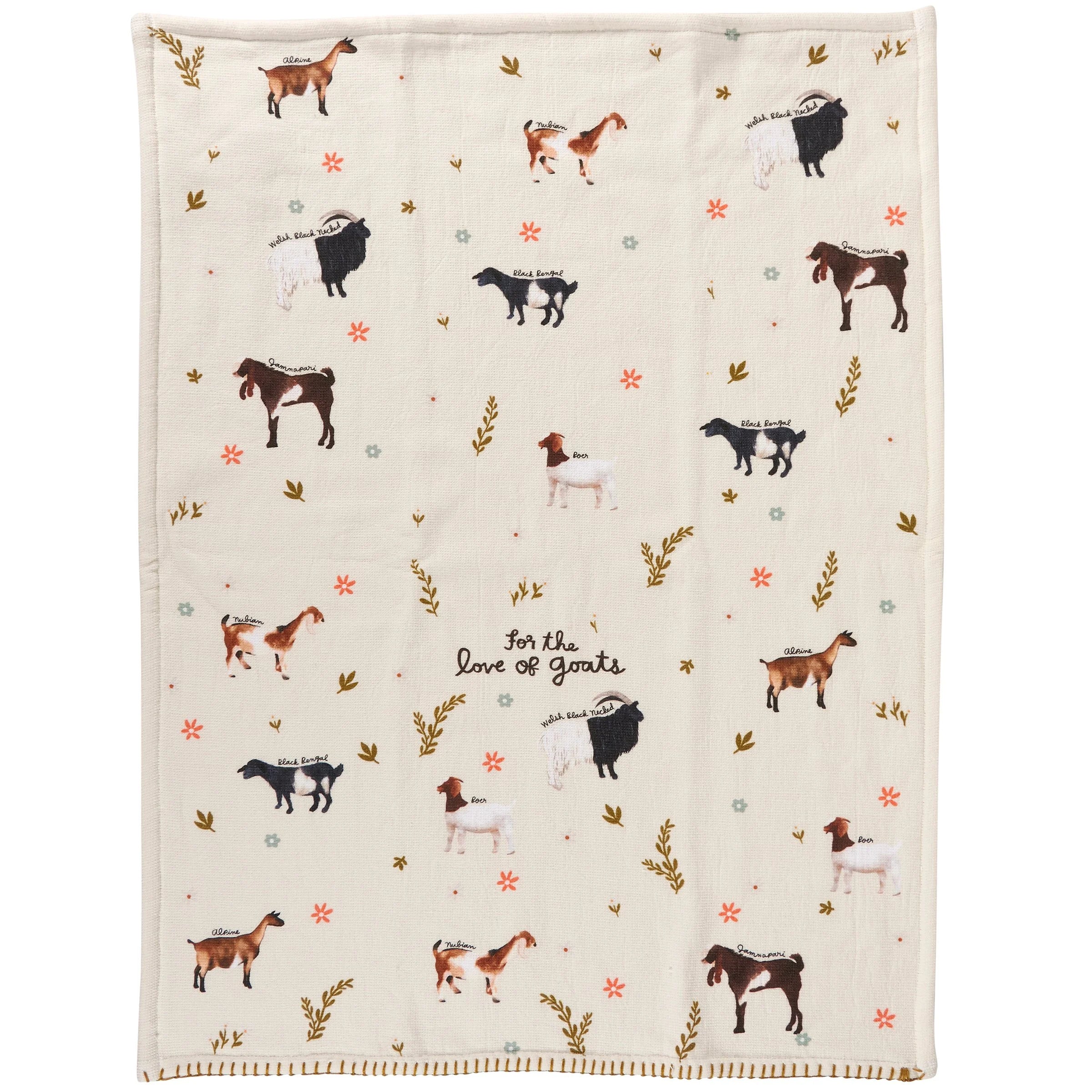LOVE OF GOATS KITCHEN TOWEL