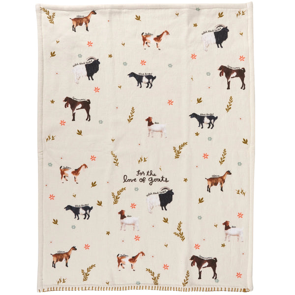 LOVE OF GOATS KITCHEN TOWEL