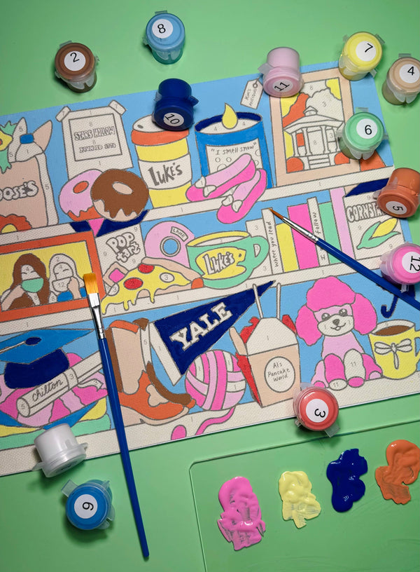 GILMORE GIRLS - PAINT BY NUMBER KIT (8.5X11)