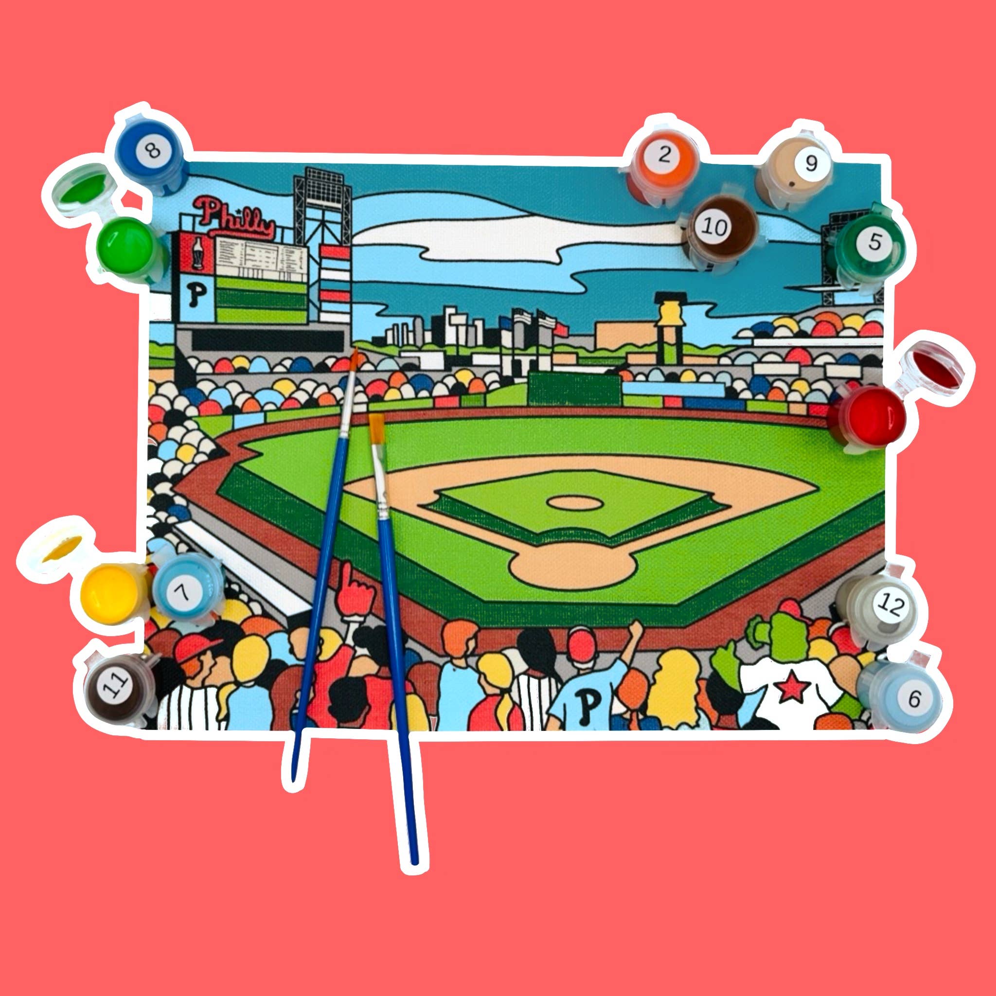 THE BANK (PHILLY) - PAINT BY NUMBER KIT (8.5X11)