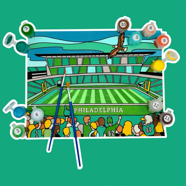 THE LINC (PHILLY) - PAINT BY NUMBER KIT (8.5X11)
