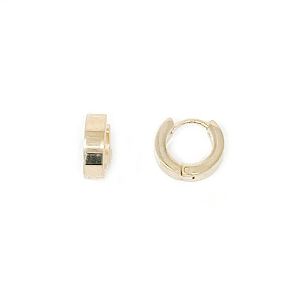 NON-TARNISH GOLD FILLED HUGGIE EARRINGS
