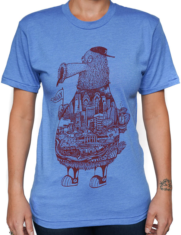 PHILADELPHIA PHILLIES PHANATIC UNISEX T-SHIRT BLUE
