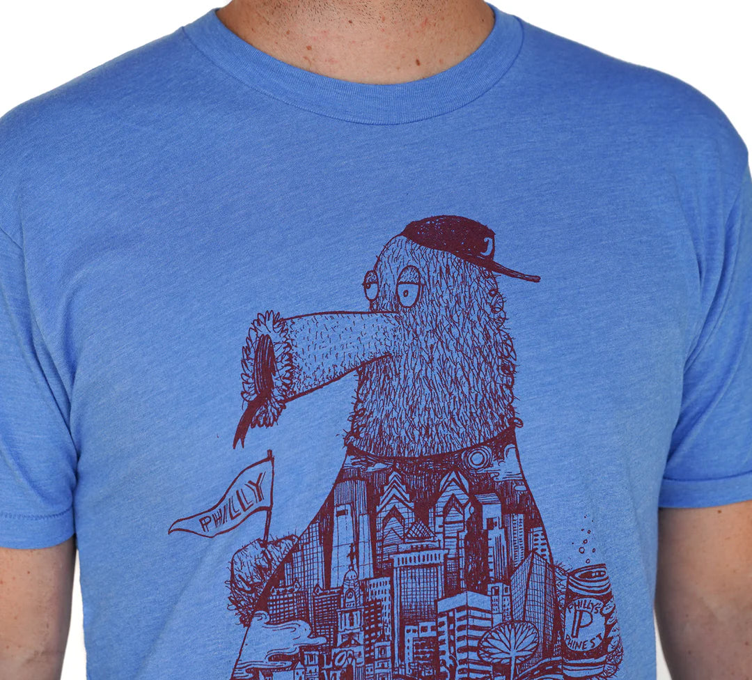 PHILADELPHIA PHILLIES PHANATIC UNISEX T-SHIRT BLUE