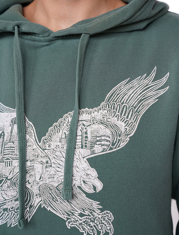 EAGLE SKYLINE PIGMENT DYE HOODIE