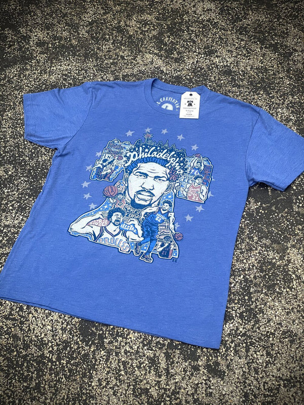 NUMBER 21/EMBIID BLUE UNISEX T-SHIRT