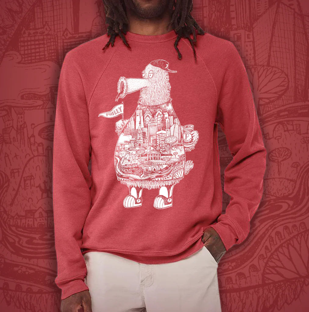 FANATIC SKYLINE - SPONGE FLEECE CREW NECK SWEATSHIRT