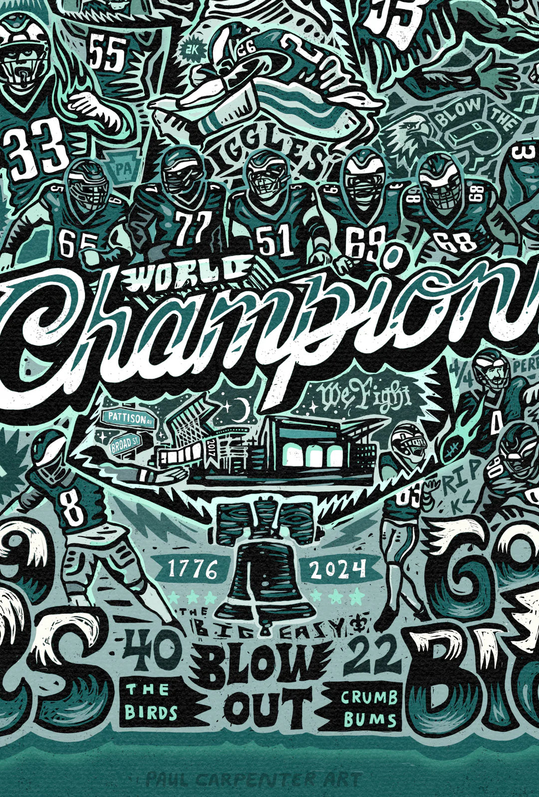 WORLD CHAMPIONSHIP PRINT 11X14