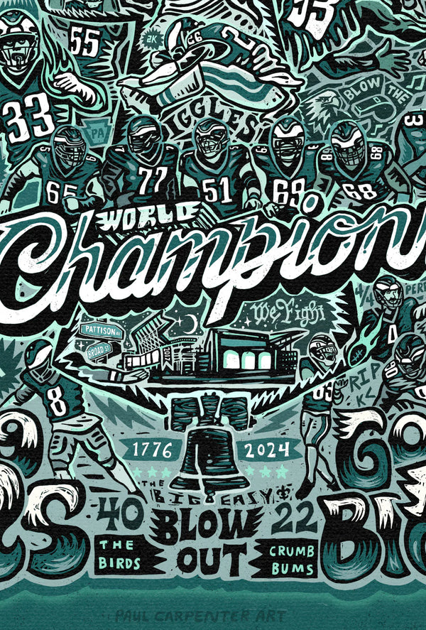 WORLD CHAMPIONSHIP PRINT 11X14