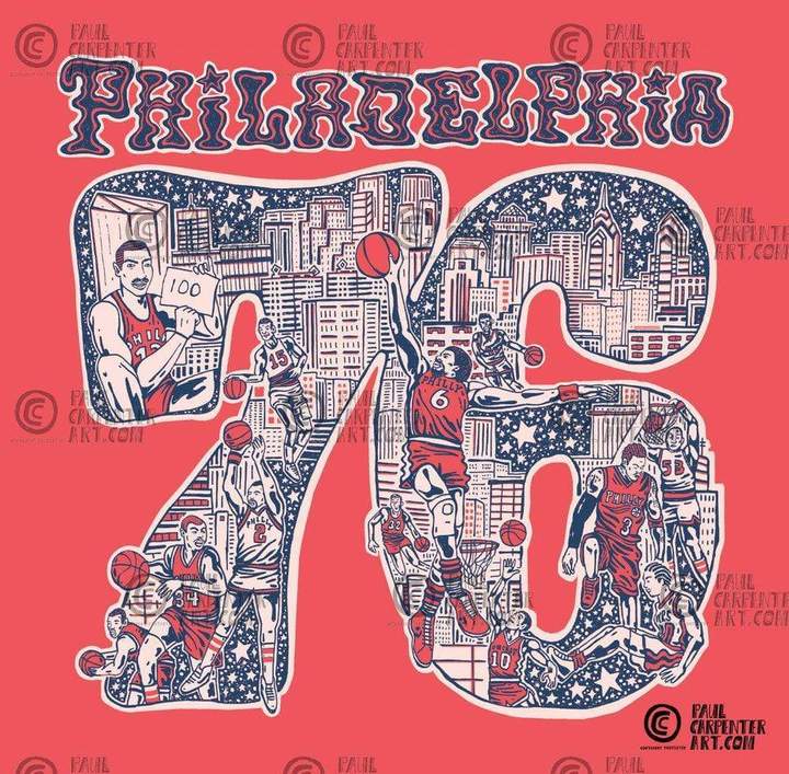 PHILADELPHUA 76 UNISEX T-SHIRT