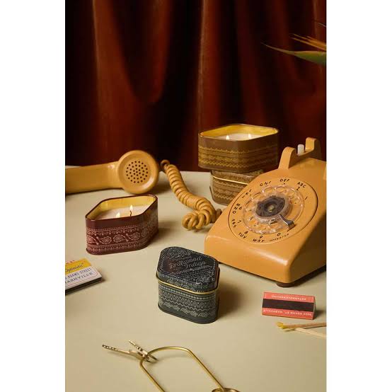 STATION 3.5 O GREEN BANDANA PATTERNED TIN - BALSAM & FIR