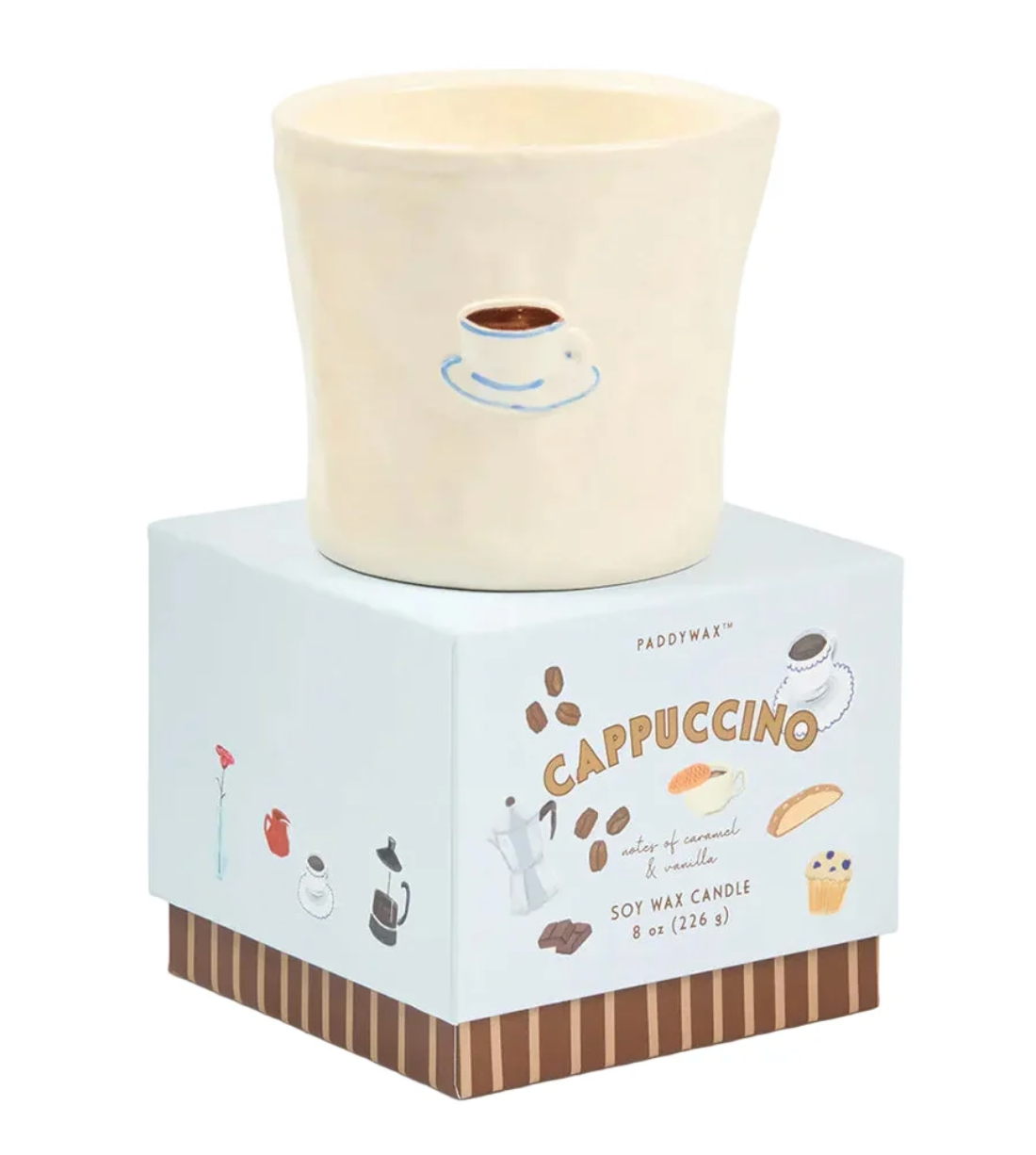 BISTRO 8 OZ CAPPUCCINO CANDLE