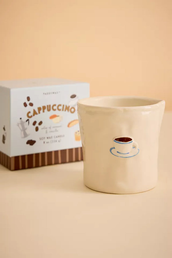 BISTRO 8 OZ CAPPUCCINO CANDLE