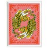CHEETAH FLORAL BOHO COLORFUL ROOM 8X10 ART PRINT POSTER