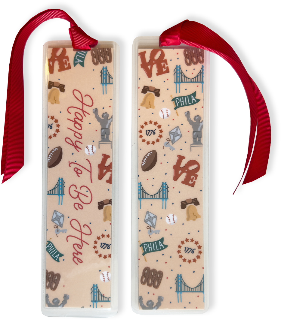 HAPPY TO BE HERE - PHILADELPHIA ICON BOOKMARK