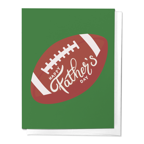 HAPPY FATHER'S DAY FOOTBALL SPORTS DAD GREETING CARD