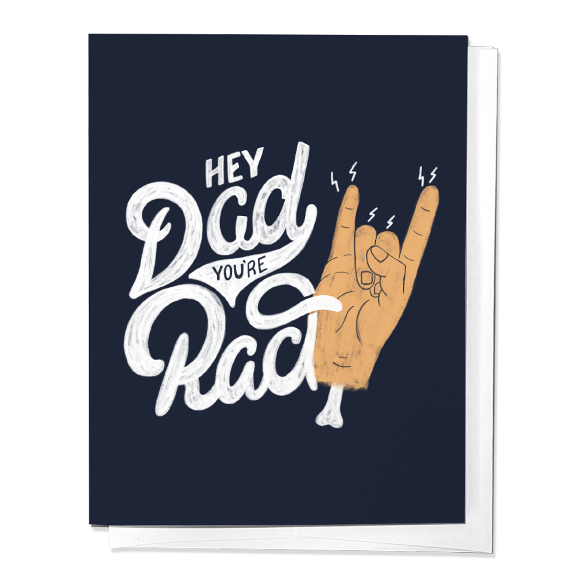 HEY DAD, YOU'RE RAD FATHER'S DAY COOL HOLIDAY GREETING CARD