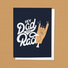 HEY DAD, YOU'RE RAD FATHER'S DAY COOL HOLIDAY GREETING CARD
