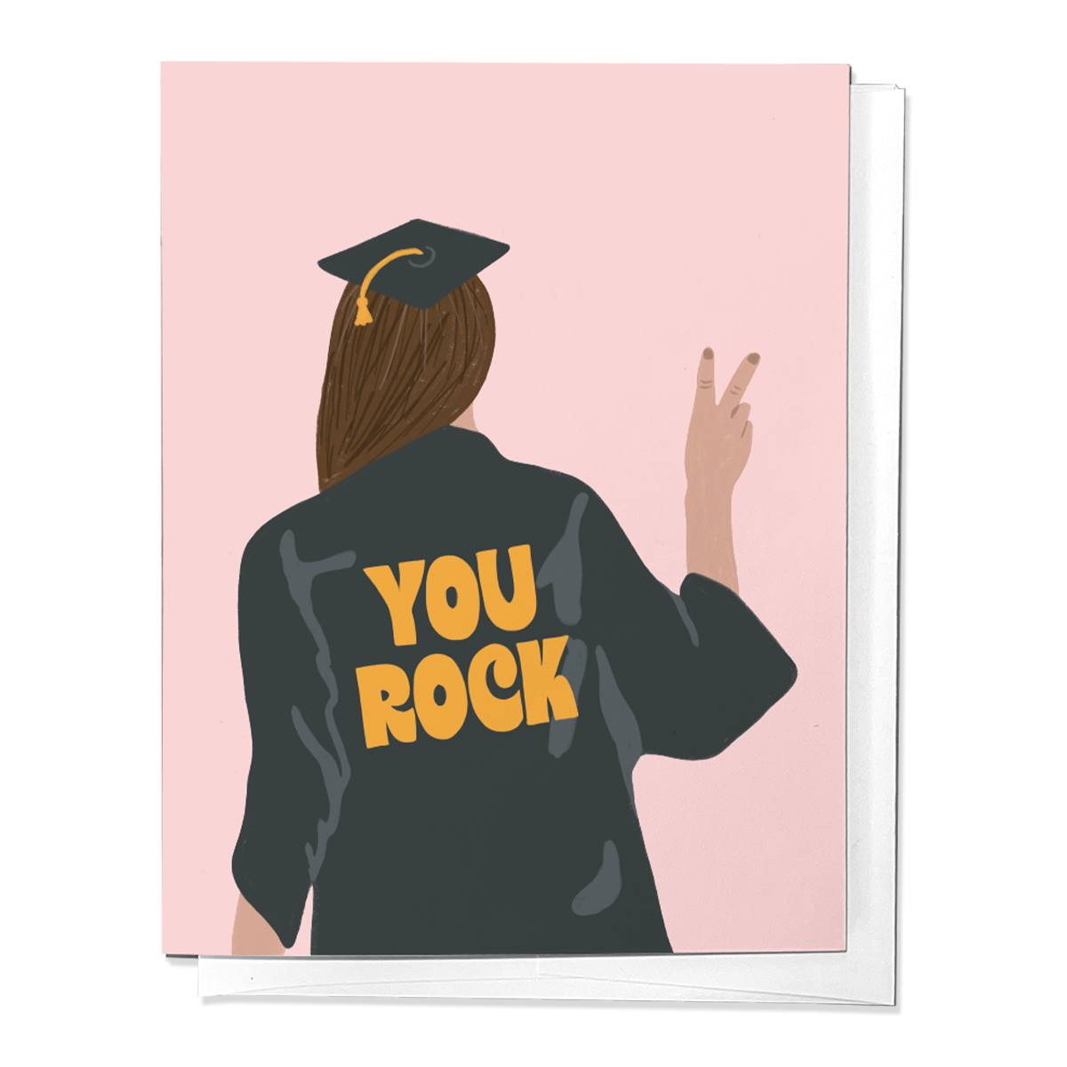 YOU ROCK GRADUATION CONGRATULATIONS COLLEGE GREETING CARD