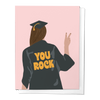 YOU ROCK GRADUATION CONGRATULATIONS COLLEGE GREETING CARD