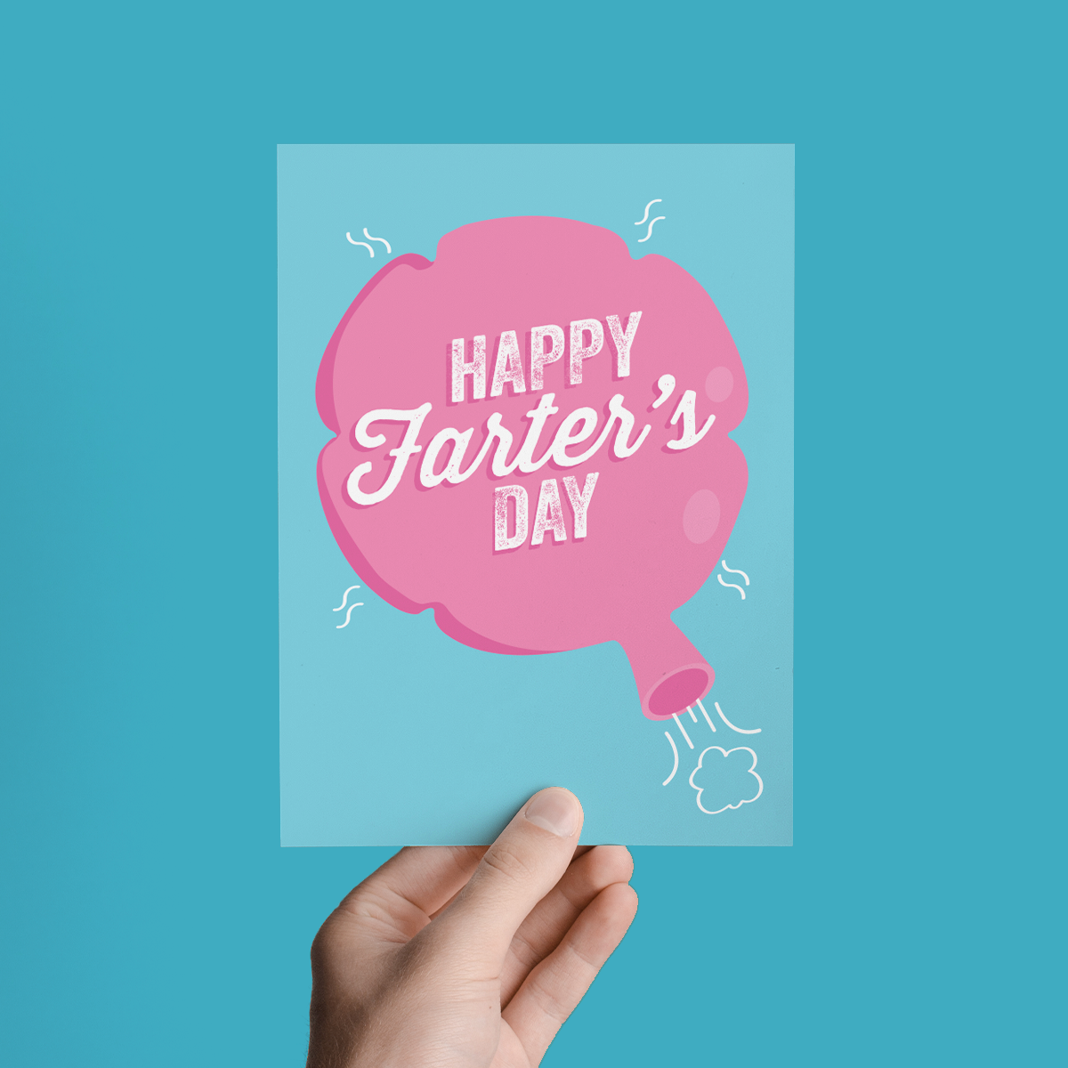 HAPPY FARTER'S DAY HOLIDAY GREETING CARD