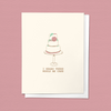 I HEARD THERE WAS CAKE CONGRATULATIONS WEDDING GREETING CARD