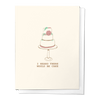 I HEARD THERE WAS CAKE CONGRATULATIONS WEDDING GREETING CARD