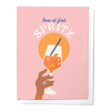 LOVE AT FIRST SPRITZ, APEROL BRIDAL WEDDING CONGRATULATIONS GREETING CARD