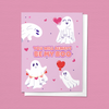 YOU WILL ALWAYS BE MY BOO, GHOST ANNIVERSARY LOVE VALENTINE GREETING CARD