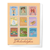 SENDING YOU LOVE FROM PHILADELPHIA STAMPS GREETING CARD