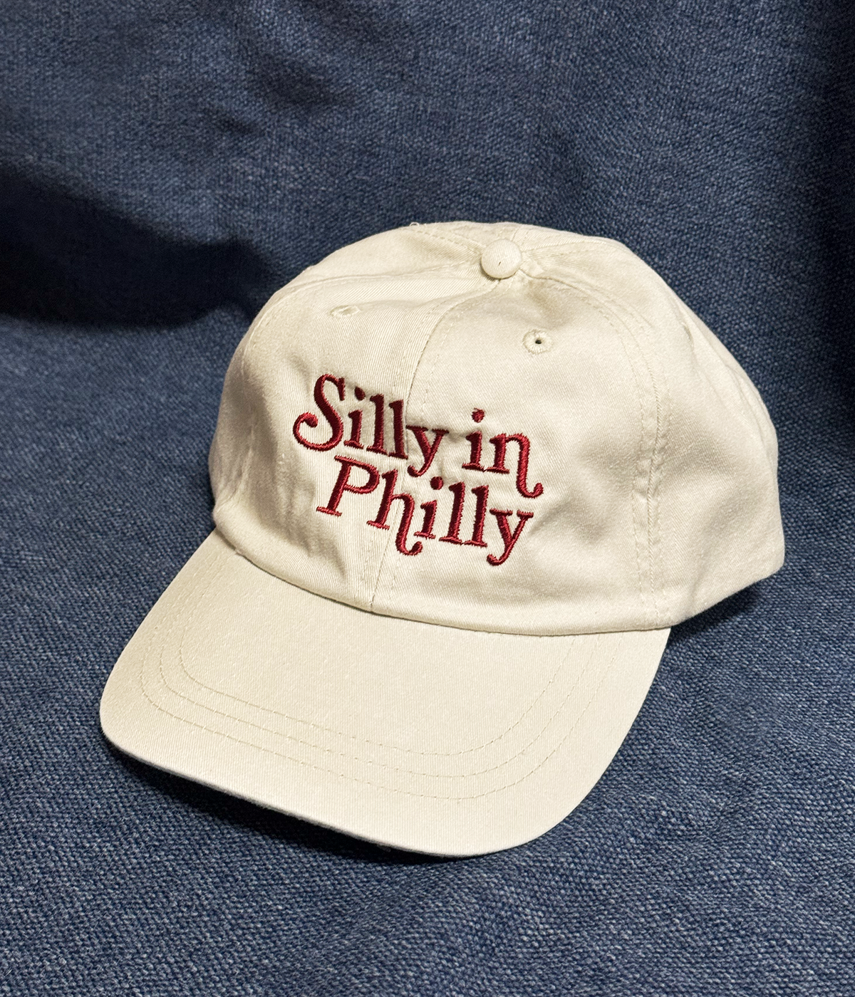 SILLY IN PHILLY RED UNSTRUCTURED 6-PANEL HAT