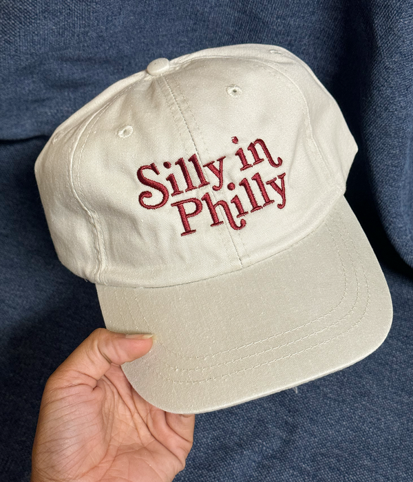 SILLY IN PHILLY RED UNSTRUCTURED 6-PANEL HAT
