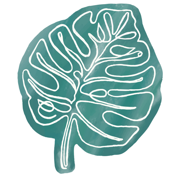 MONSTERA LEAF VINYL STICKER