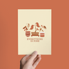 EVERYTHING IS FINE SORRY, CONDOLENCE GREETING CARD