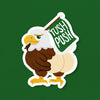 TUSH PUSH BUTT PHILADELPHIA EAGLES STICKER