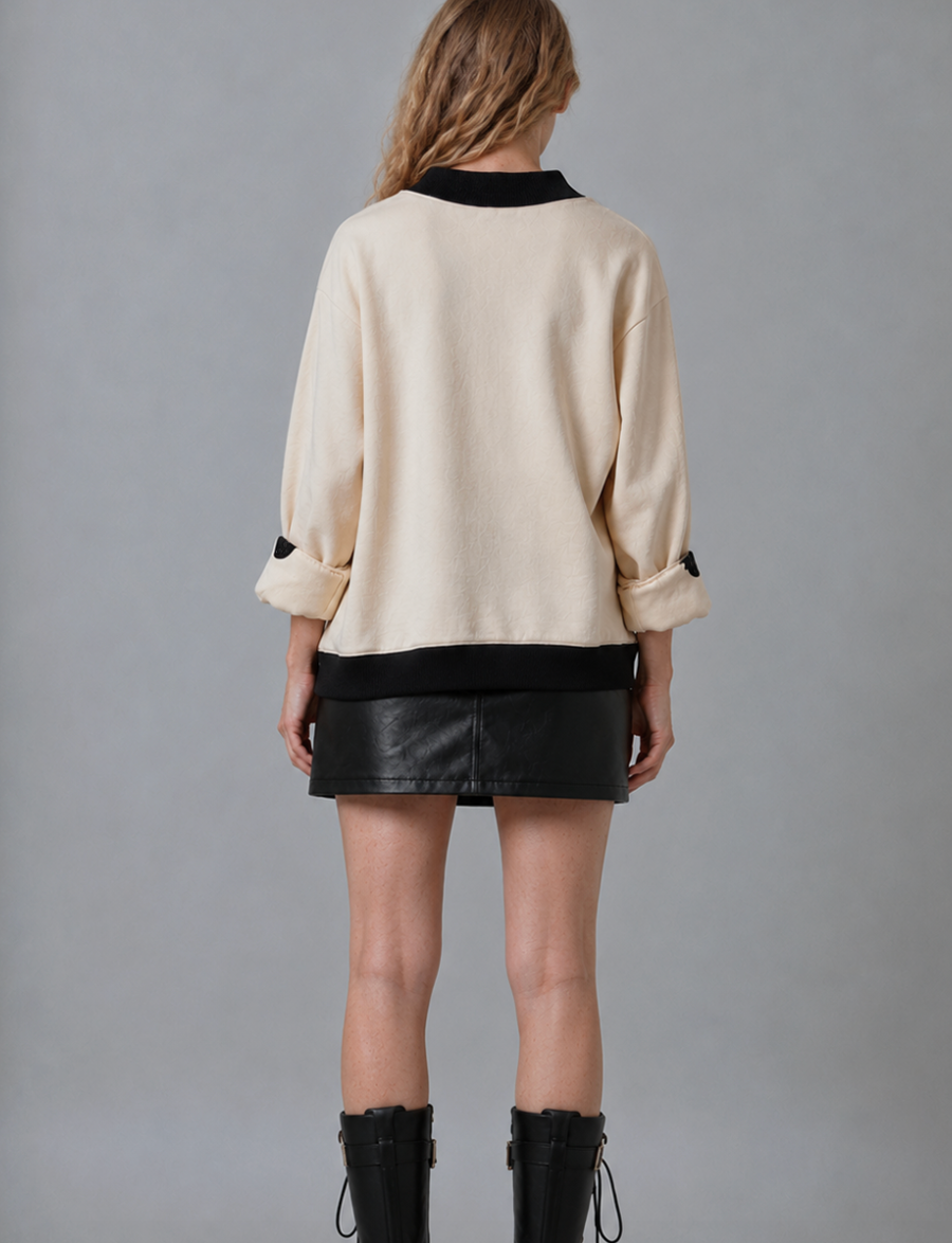 BOO REVERSIBLE SWEATER