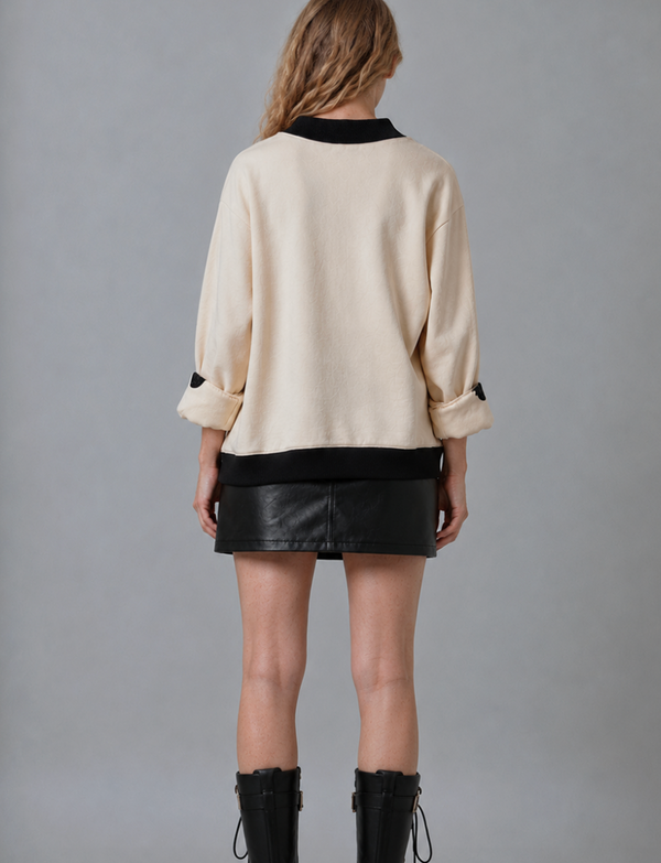 BOO REVERSIBLE SWEATER