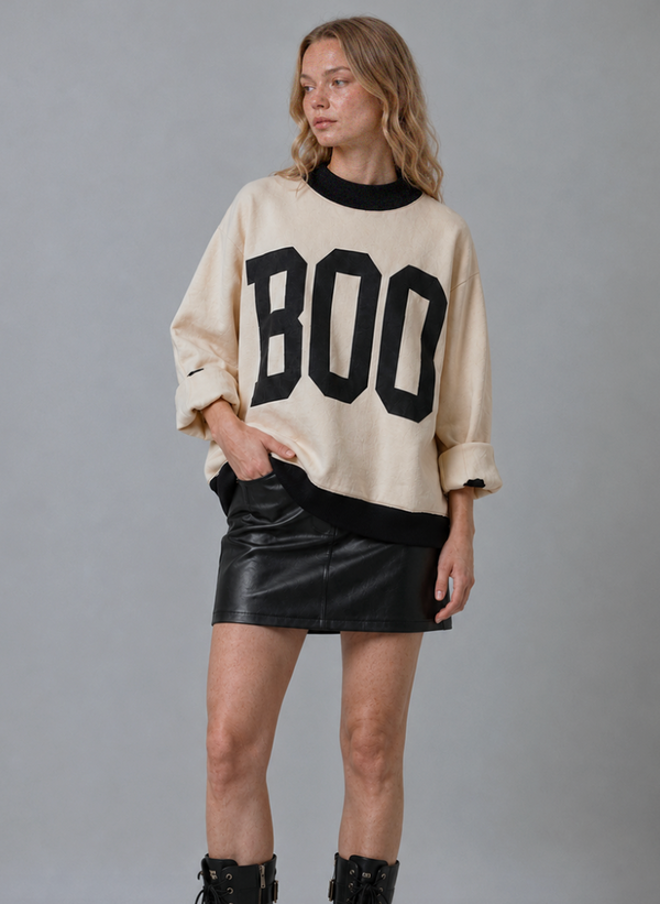 BOO REVERSIBLE SWEATER