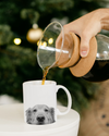 PEEKING GOLDEN RETRIEVER MUG
